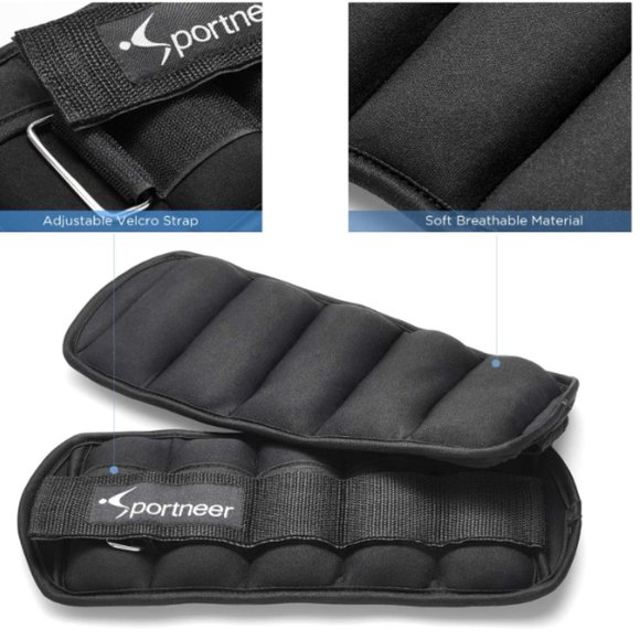 Sportneer Adjustable Ankle Weights 1 Only Leg Weight Strap - Picture 2 of 2